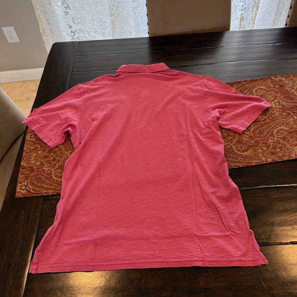 Peter Millar Crown Crafted Men's Medium Rosewood Journeyman Polo MSRP $135 - Picture 4 of 7